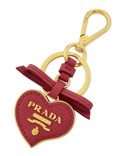 prada keyring heart